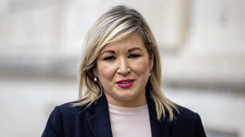 Deputy First Minister Michelle O&#39;Neill will appear on The Late Late Show tonight. Picture by Liam McBurney/PA Wire 