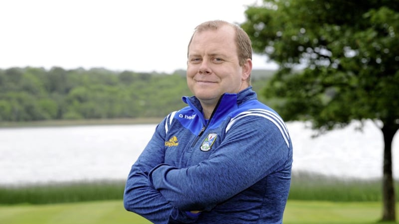 In his first year as Cavan boss, Mickey Graham has led Cavan to a first Ulster final in 18 years. Picture by John Merry 