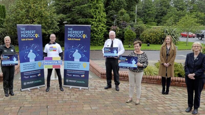 The pilot project was launched by the PSNI in partnership with Dementia NI, the Southern Health and Social Care Trust and local Policing and Community Safety Partnership 