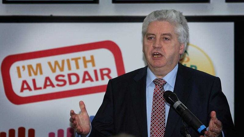 SDLP Alasdair McDonnell in 2011 launching his of his leadership manifesto 