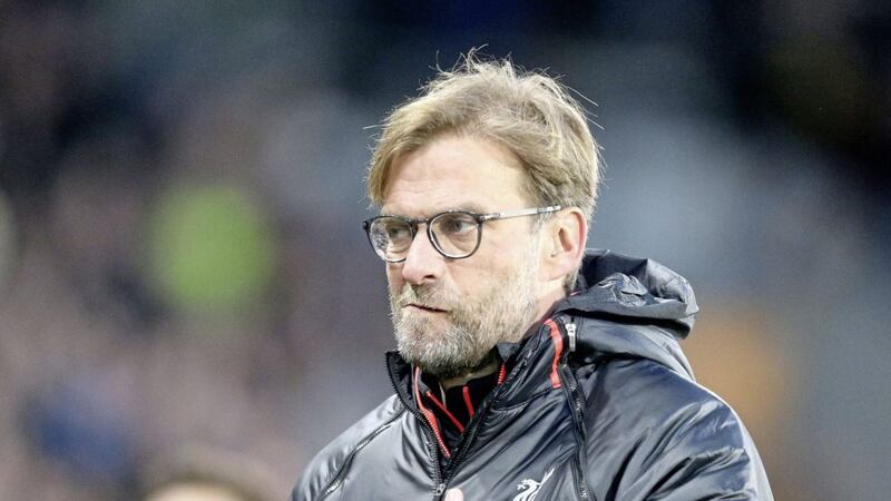 THINKING BIG: Liverpool boss Jurgen Klopp has endured a difficult few weeks but hopes his side can will of their league matches between today&rsquo;s visit of Spurs and the end of the season                                        Picture: PA 