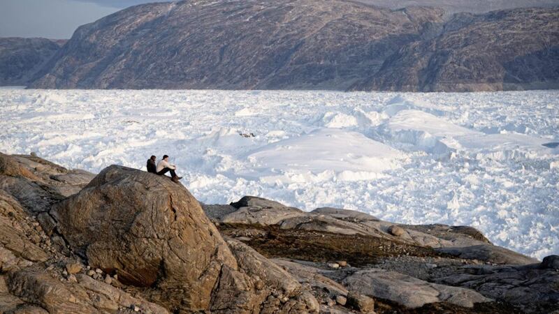 The Helheim glacier in Greenland Picture by Felipe Dana/AP 