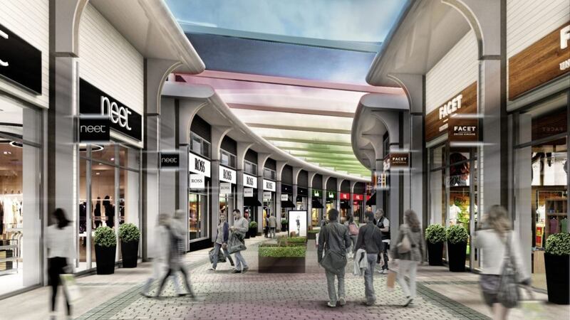 How the new look Outlet will look at night after redevelopment  