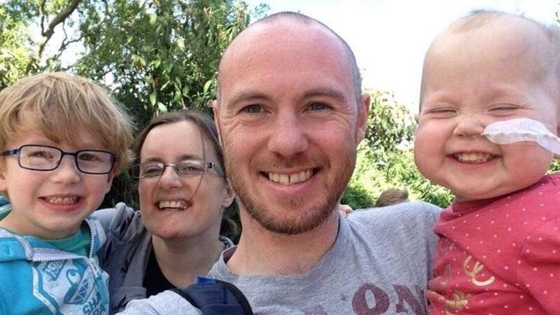 Lucy Boucher from Glengormley &ndash; the first person in the world to have a kidney transplant using 3D printing &ndash; with her mum, dad and big brother 