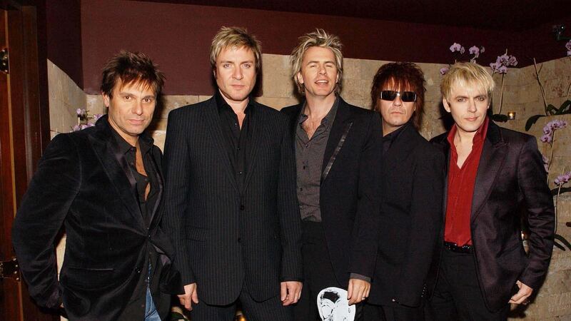 Roger Taylor, Simon Le Bon, John Taylor, Andy Taylor and Nick Rhodes of Duran Duran (Yui Mok/PA)