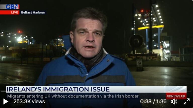 GB News Northern Ireland reporter Dougie Beattie