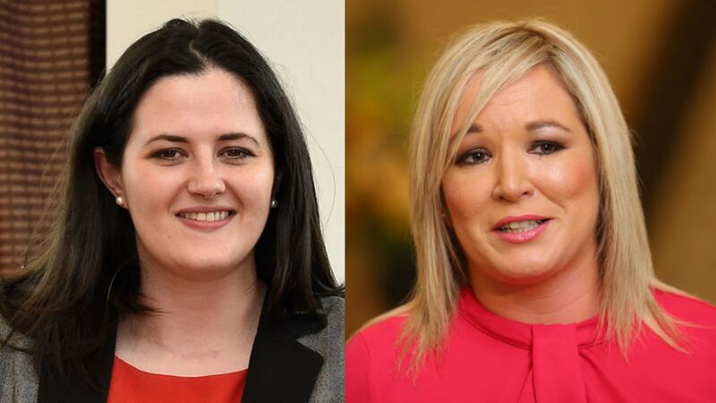 &nbsp;Former Stormont ministers Claire Sugden and Michelle O'Neill