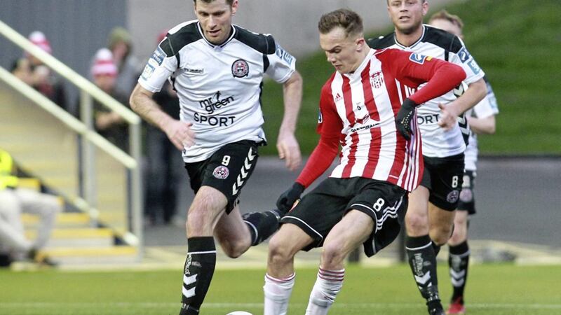 Rory Hale impressed at Derry City last season but has been a major hit with Crusaders 