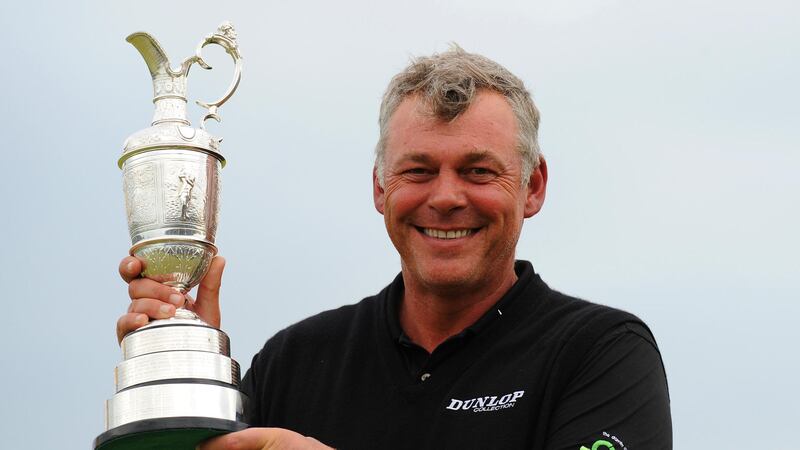 Dungannon native Darren Clarke with The Open trophy he won seven years ago today.