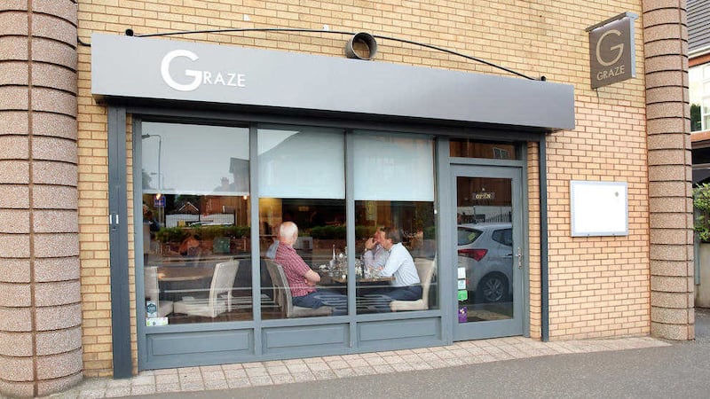 Graze restaurant in Belfast&#39;s Ballyhackamore area &ndash; buzzing even on a Monday night  Picture: Cliff Donaldson 