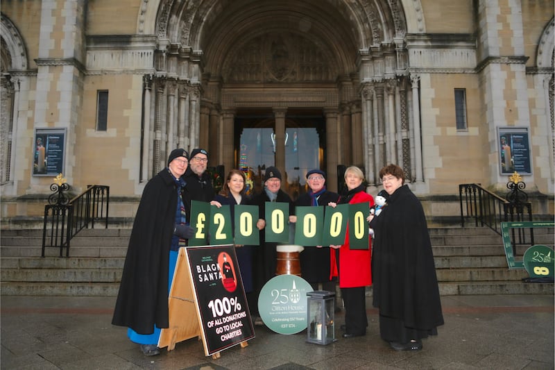 Belfast’s Black Santa appeal raises £200k for 100 charities in Northern Ireland