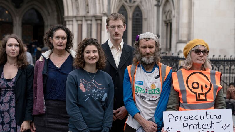 Just Stop Oil protesters were found to have breached an injunction (Aaron Chown/PA)