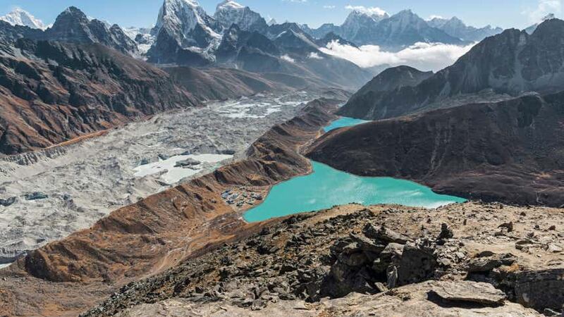 Glaciers in the Hindu Kush and Himalayan mountain ranges could lose up to 80% of their current volume this century without a sharp reduction in greenhouse gas emissions, according to a new report (Robin Lardon/Alamy/PA)