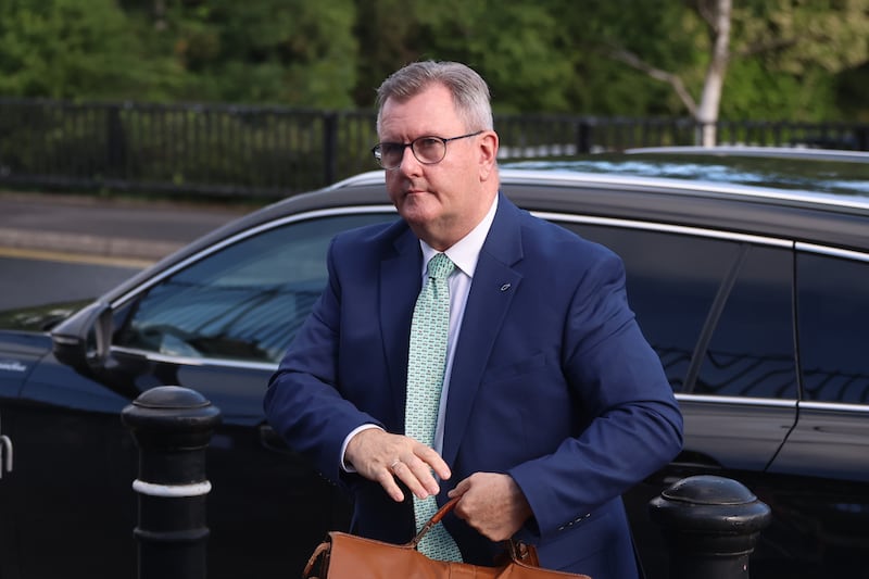 Jeffrey Donaldson accused of telling ‘sinful and deceitful lies’ as cross-examination ends