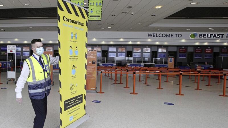 The latest easing of travel restrictions was welcomed by Belfast International Airport. Picture by Hugh Russell 