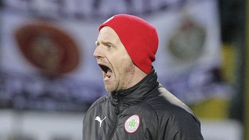 Cliftonville manager Barry Gray's team were deserved winners against Glentoran