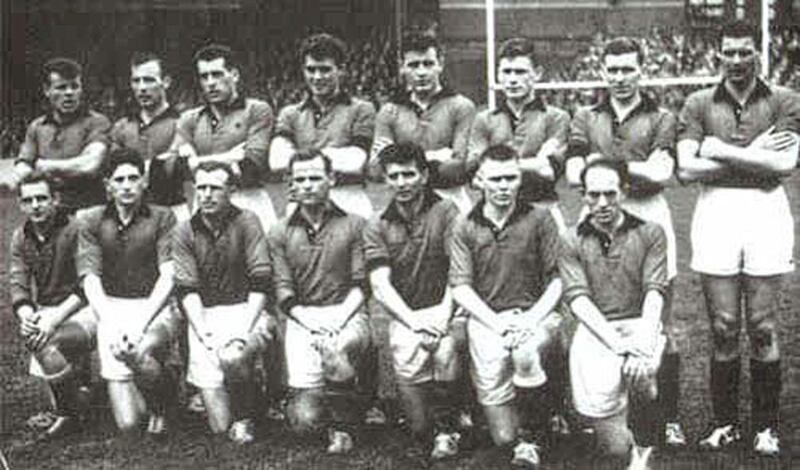 The great Down team of 1960: Kevin O&#39;Neill, second from right back row, has revealed the tricks Peter McDermott taught them. Front row, l to r: Eamon McKay, Patsy O&#39;Hagan Paddy Doherty, Kevin Mussen (captain), George Lavery, Tony Hadden, and Brian &#39;Breen&#39; Morgan. Back row, l to r: James McCartan, Joe Lennon, Jarlath Carey, Leo Murphy, Dan McCartan, Sean O&#39;Neill, Kevin O&#39;Neill, and Pat Rice. 
