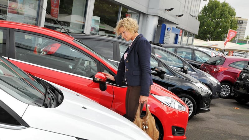 Sales of new cars were down in Northern Ireland in September according to the SMMT 