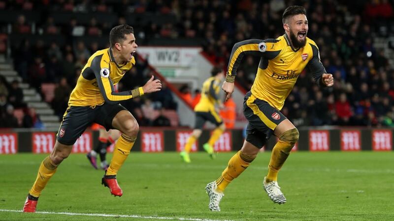 Arsenal's Olivier Giroud was simultaneously lauded and lambasted for celebrating his Bournemouth equaliser