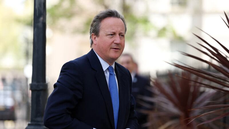 Foreign Secretary Lord David Cameron has urged Israel to show restraint