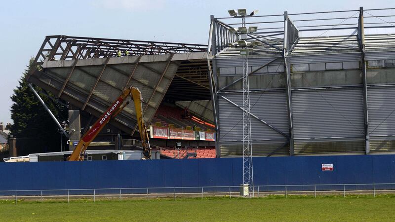 The West Stand at Windsor Park in Belfast. Picture by Colm Lenaghan, Pacemaker&nbsp;