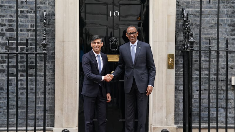 Prime Minister Rishi Sunak has hosted Rwandan President Paul Kagame in Downing Street amid reports that properties in Kigali earmarked for the UK’s stalled deportation scheme have instead been sold to local buyers