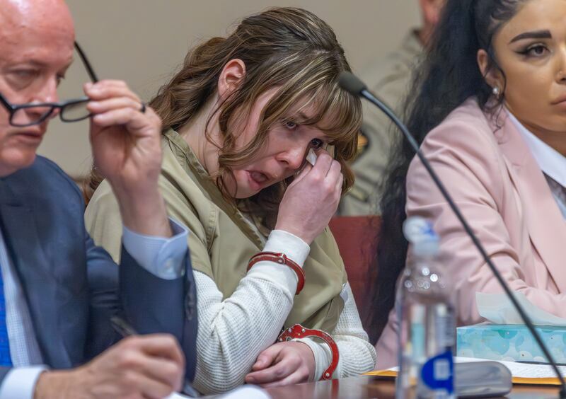 Hannah Gutierrez-Reed was sentenced to 18 months in prison last week after she was found guilty of involuntary manslaughter (Luis Sanchez Saturno/Santa Fe New Mexican via AP)