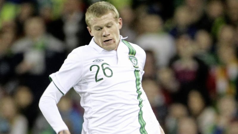Republic of Ireland star, James McClean. Picture by Niall Carson/PA Wire. 