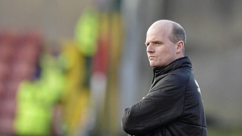 CALM: Cliftonville boss Barry Gray is confident that his side can get back to winning ways soon Photo Charles McQuillan/Pacemaker Press 