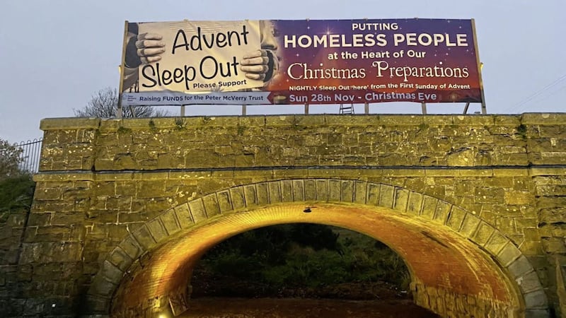 The Advent Sleep Out - under The Bridge at Bush - is a partnership between Cooley Parish in Co Louth and the Peter McVerry Trust 