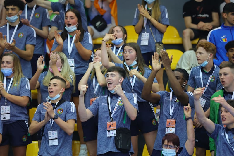 The Irish team find their voice during the recent European Youth Championships in Bulgaria