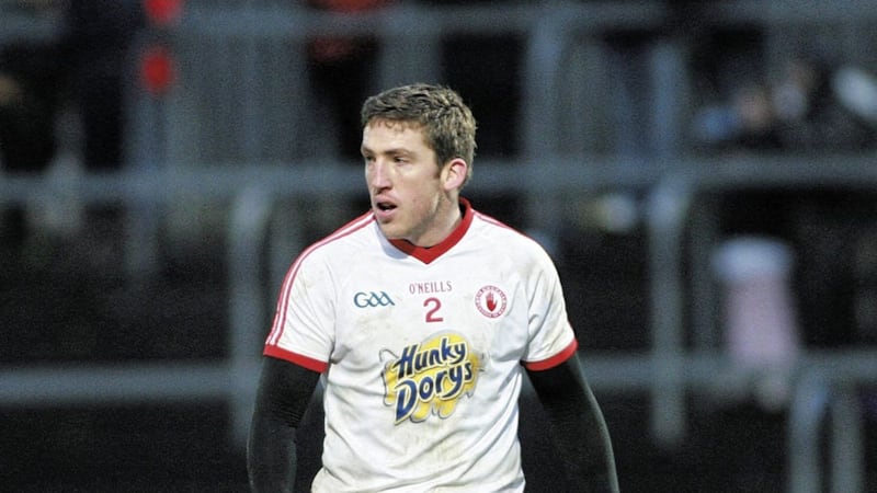 Dermot Carlin, pictured during his playing days, is currently helping Tyrone U20s 