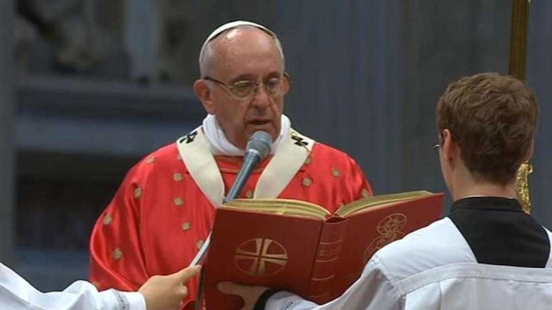 Pope Francis presides at Holy Mass on the Solemnity of Pentecost 