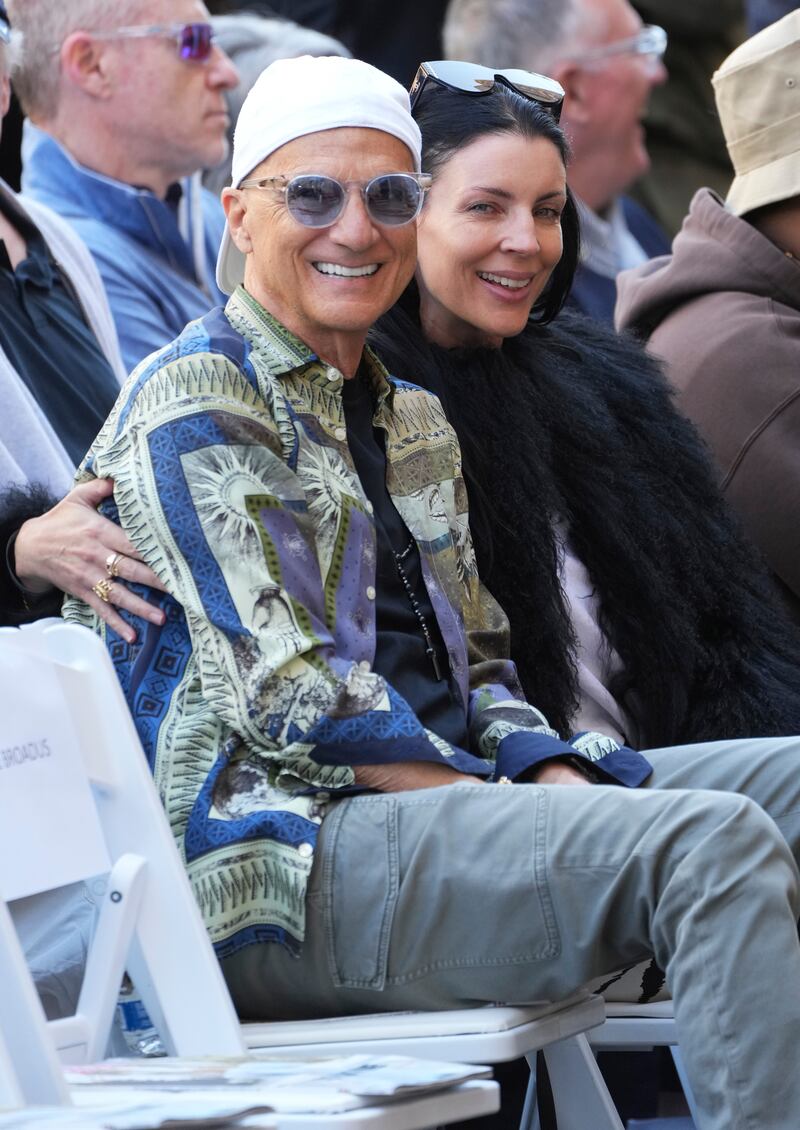 Jimmy Iovine and Liberty Ross at the ceremony (Jordan Strauss/Invision/AP)