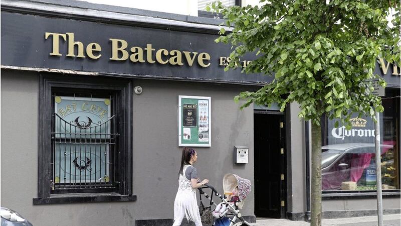 The Batcave Bar in Lugan. Picture by Hugh Russell. 