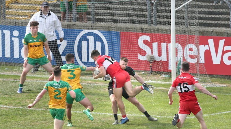 Derry have proved a tough nut to crack for Donegal in the last two years in Championship football    Picture: Margaret McLaughlin