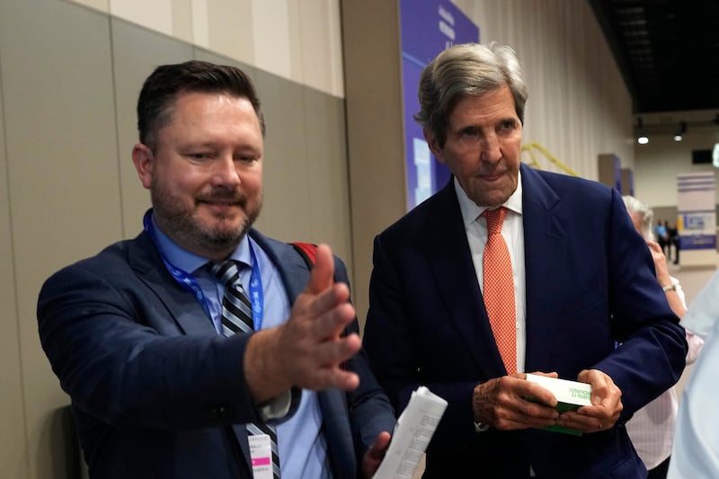 Cop28 draft deal ‘does not meet the test’, says US climate envoy