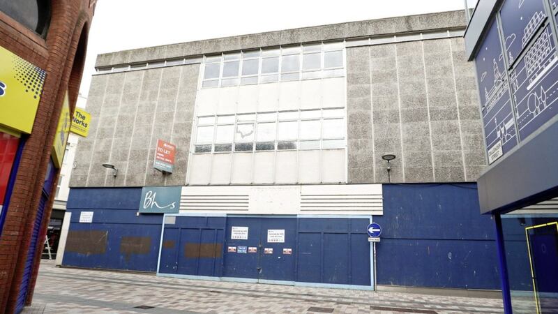 The former BHS building on Castle Lane in Belfast city centre. Picture by Jonathan Porter/PressEye 
