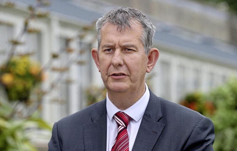 Edwin Poots said he helped write the draft agreement