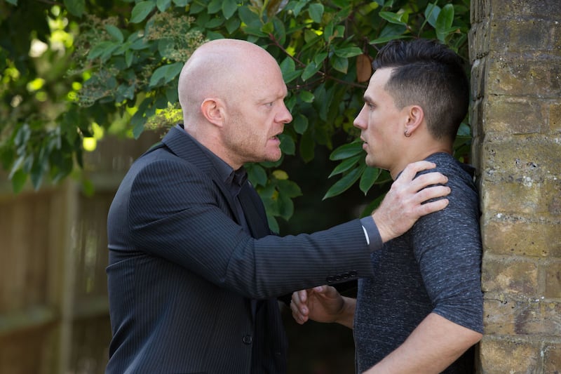 New EastEnders pictures show Steven Beale and Max Branning storyline hotting up
