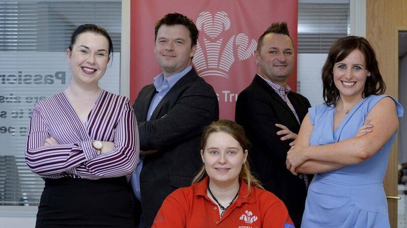 Pictured at the &#39;Million Makers&#39; launch are, from left, Shauna McAteer, Concentrix; Philip Bain, ShredBank; Kayla Savage, Prince&#39;s Trust Young Ambassador; Damien Kobus, Capita HR Solutions; and Veronica McKinney, Translink                                   