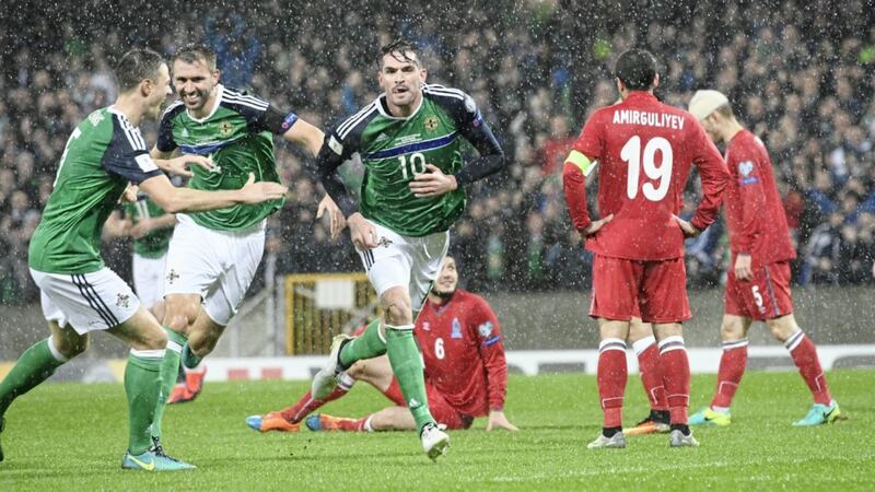 Northern Ireland international Kyle Lafferty (right) has admitted to having a gambling addiction.<br />Picture by Colm Lenaghan/Pacemaker