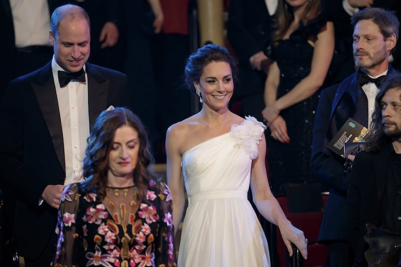 William and Kate at the British Academy Film Awards (Bafta) in 2019