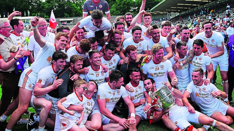 <strong>HIGH KINGS OF ULSTER:</strong> Tyrone won their first Ulster senior football title in six years this year with many of the Red Hands n team winning their first provincial medal
