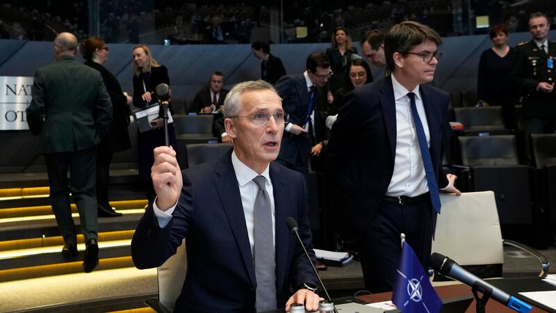 Nato Secretary General Jens Stoltenberg has warned over fears of a wedge being driven between the US and Europe (AP Photo/Virginia Mayo)