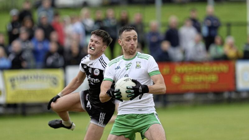 Burren came up trumps in Wednesday night&#39;s Down league final against Kilcoo, but the bad blood between the two sides rumbled on. Picture by Louis McNally 