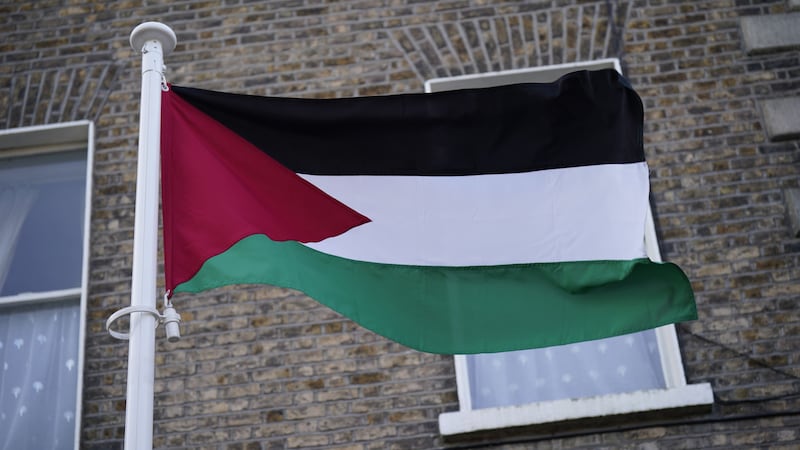 Palestinian flag (Niall Carson/PA)