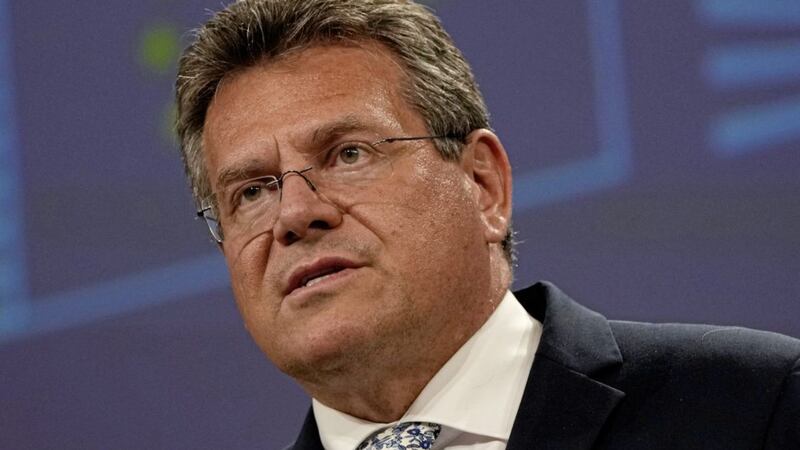 European Commission Vice-President Maros Sefcovic. Picture by AP Photo/Francisco Seco 