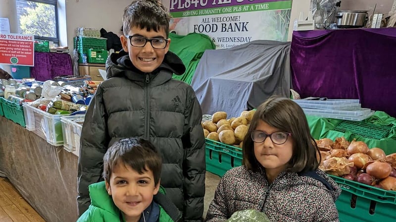 The three siblings from Waltham Forest, north-east London, raised the money for non-profit PL84U Al-Suffa, which has a food bank.