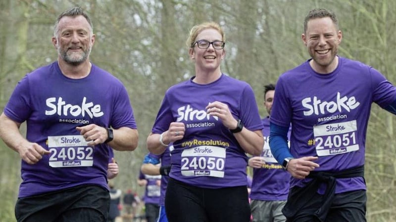 Participants of last year&#39;s Resolution Run in support of the Stroke Association  